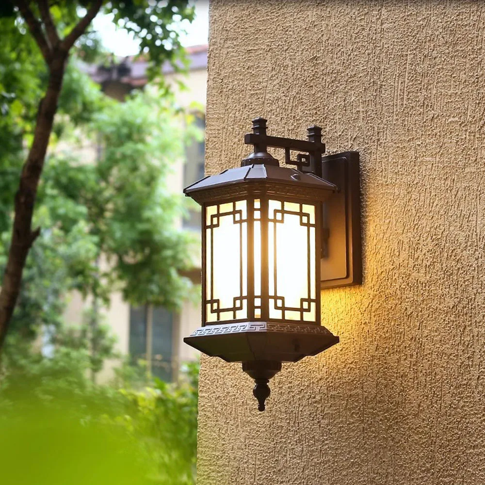 

outdoor wall lamp outdoor waterproof corridor aisle garden lamp creative villa courtyard terrace balcony wall lamp