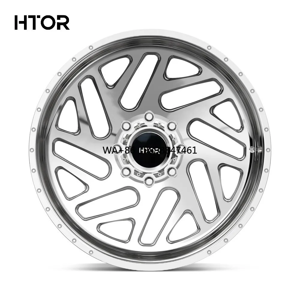 

Кованые полированные внедорожные диски HTOR 24x10 24x12 24x14 8x170 8x165.1 с экстремально глубоким ободом