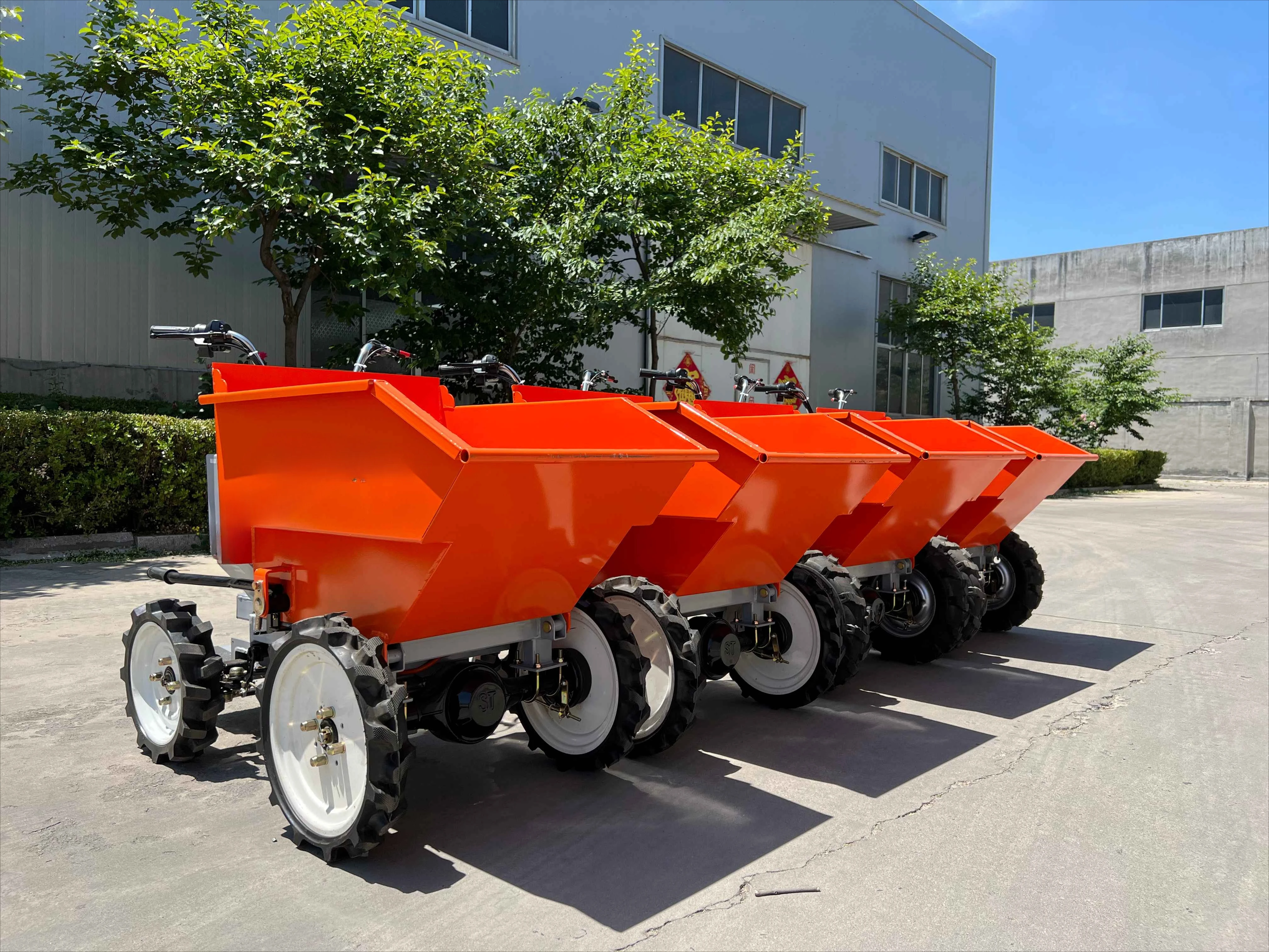 Многопогрузчик, колесный транспортер, мини-самосвал, самозагрузочный двигатель, низкое потребление топлива для дома
