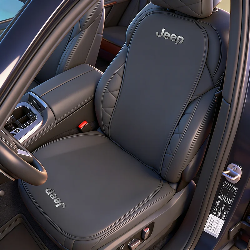 Housses de siège de voiture, coussin de protection automatique, accessoires pour Jeep Wrangler Grand Cherokee Compass Wagoneer Gladiator Avenger JK