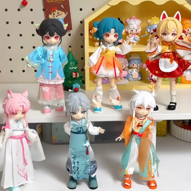 

New Genuine Nagi Step Whispering Wind Series Blind Box 1/12 Collectible Model Action Figure Mystery Box Toy Birthday Girl Gift