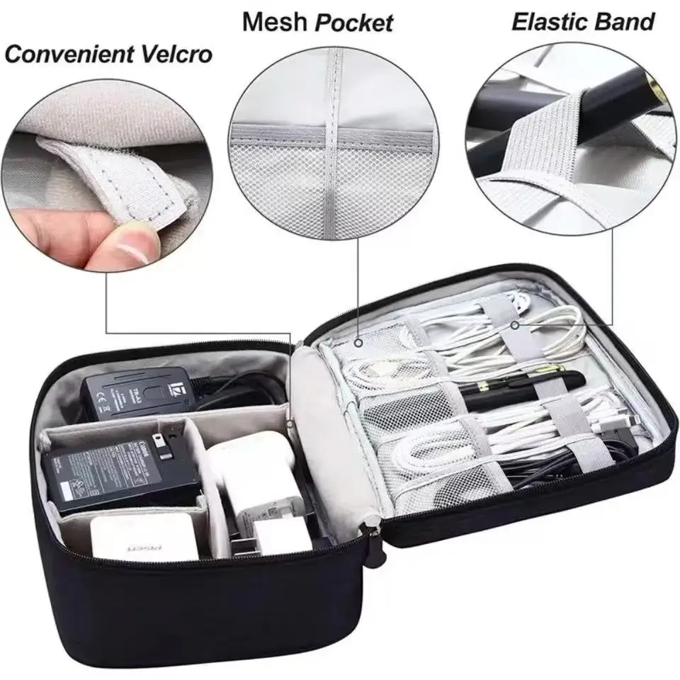1/2 PcsReferee Interfono Borse portaoggetti per cuffie per EJEAS V6Pro V4Plus Vnetphone V6C V4C Materiale in nylon scomparto impermeabile