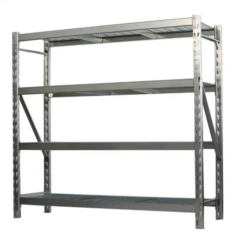 for Heavy Duty Loading 800kgs Warehouse Metal Galvanized Shelves Cheap Anti Rust Metal Shelf Rack