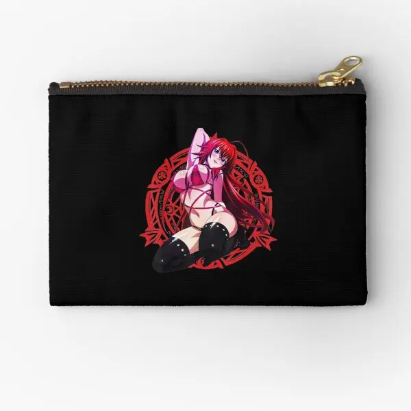 

Забавные аниме чехлы на молнии для старшей школы Dxd Rias Gremory, сумка для упаковки денег, ключей, бумажник, Косметические женские карманные трусики, нижнее белье