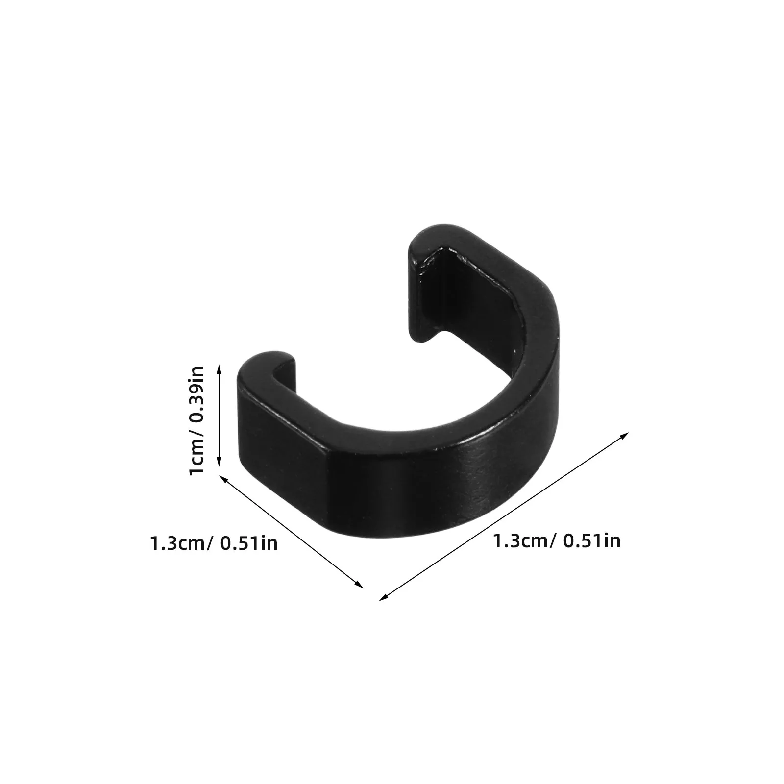 10Pcs Bike Line Fixing Clamp Aluminum Alloy C-Clip Cable Guide for Road Bicycle Brake Gear Shift Wire Management view 6