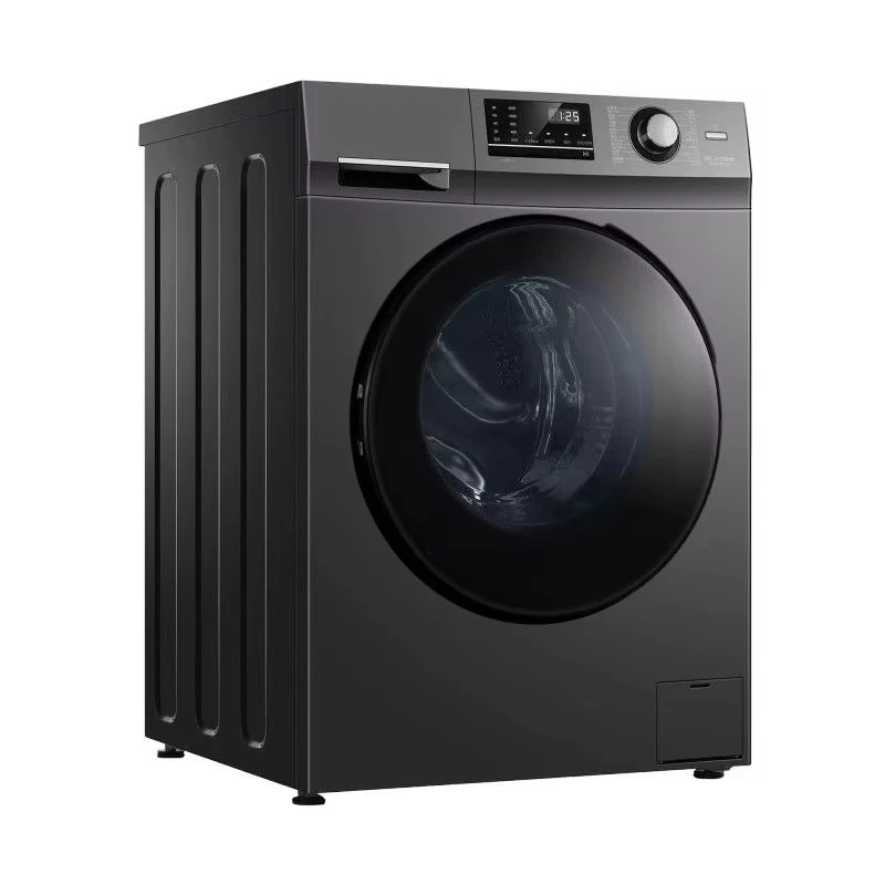 10kg Smart Front Loading Automatic Washer and Dryer Stainless Steel Household All-in-One Machine Single Tub Electric