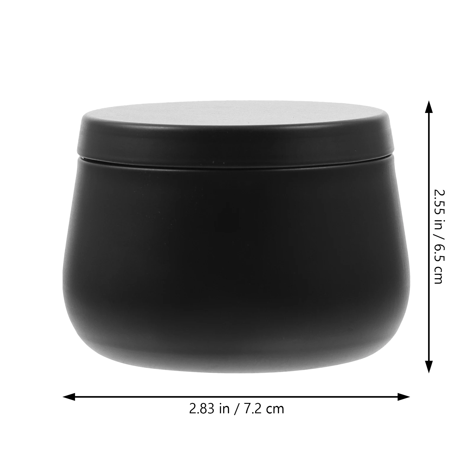 

24pcs Round Tin Box 4Oz Tinplate Storage Container Lid Candy Tea Candles Sealed Small Tinplate Can Household Office Gift