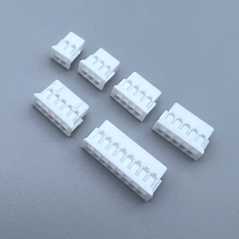 50 قطعة/الوحدة PHD 2.0 مللي متر مزدوج موصل قابس 2.0 مللي متر محطة البلاستيك قذيفة 2x3P 4P 5P 6P 7P 8P 10P 12P-16P
