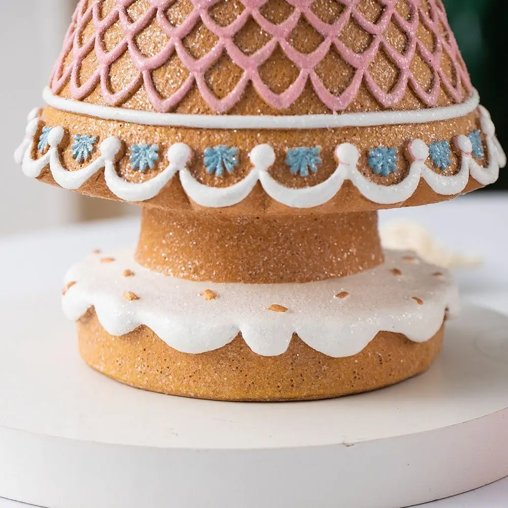 

Горячие смоляные пряничные рождественские елки, милые елочные украшения, рождественские украшения для домашнего рабочего стола