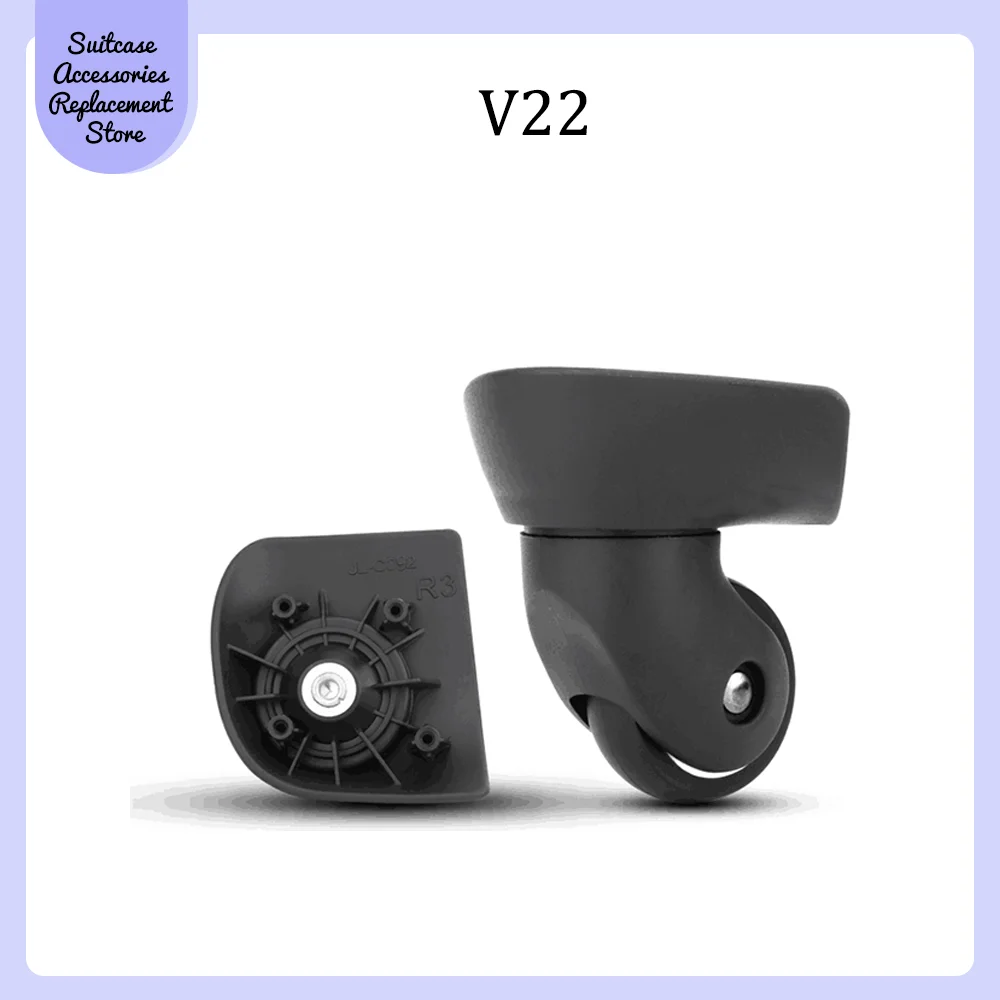 Suitable For Samsonite V22 Universal Wheel Replacement Suitcase Smooth Silent Shock Absorbing Wheel Accessories Wheels Caster