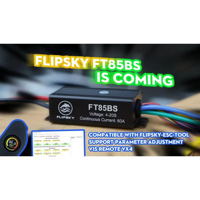 Flipsky Ft85bs Esc With Aluminum Case Non-vesc For Electric Skateboard /scooter/ebike Speed Controller/motorcycle/robotic