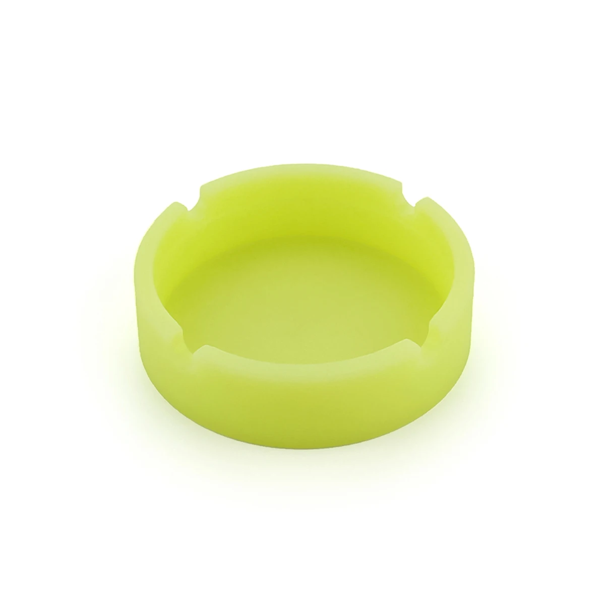 

3 Pcs Luminous Ashtray Round Silicone Ashtrays for Home Cigar Outdoors Cigarette