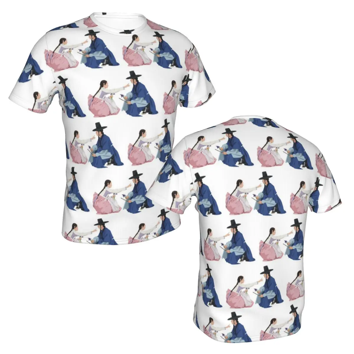 Camiseta divertida de la serie de televisión Love Couple Bon Appetit Your Majesty para hombre, camisetas de verano con cuello redondo para hombre