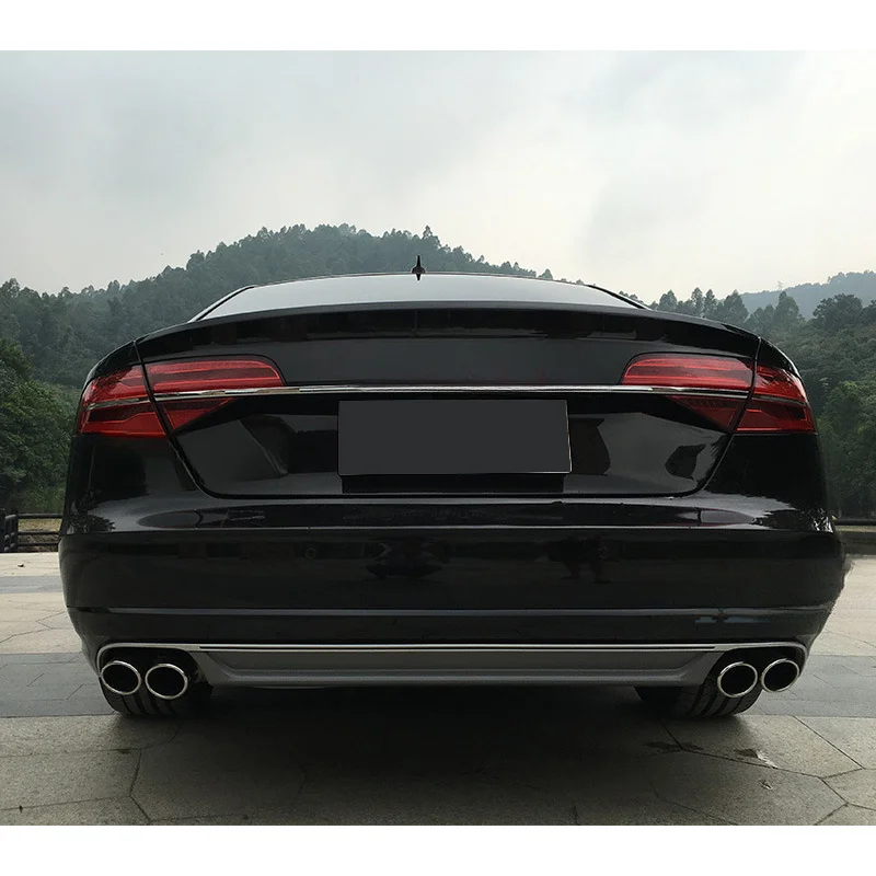 For Audi A8 Modify S8 Body Kit Front Bumper Rear Diffuser Exhaust Full Body Kit