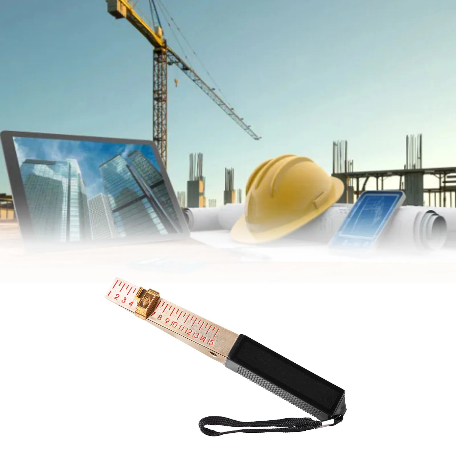 

ZK20 Клинообразный щуп с нониусом, инструмент для измерения плоскости дома, инженерного контроля (0,5 мм)