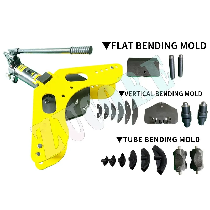 

SWP-10A flat and vertical bending machine ground flat iron flat steel copper and aluminum electric hydraulic bending machine man