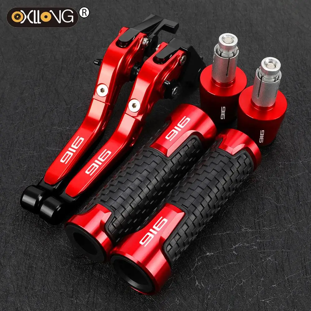 

For DUCATI 916 916SPS UPTO 1998 Motorcycle Adjustable Brake Clutch Levers Handlebar grips ends Motor Accessries Parts