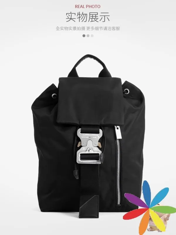 Новая Серебристая сумка на ремень с пряжкой 1017 ALYX 9SM, мужская женская сумка с логотипом Alyx, открытая Регулируемая сумка через плечо