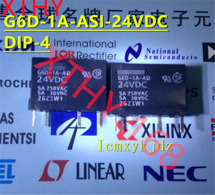 2Pcs/Lot   G6D-1A-ASI-24VDC New Oiginal 