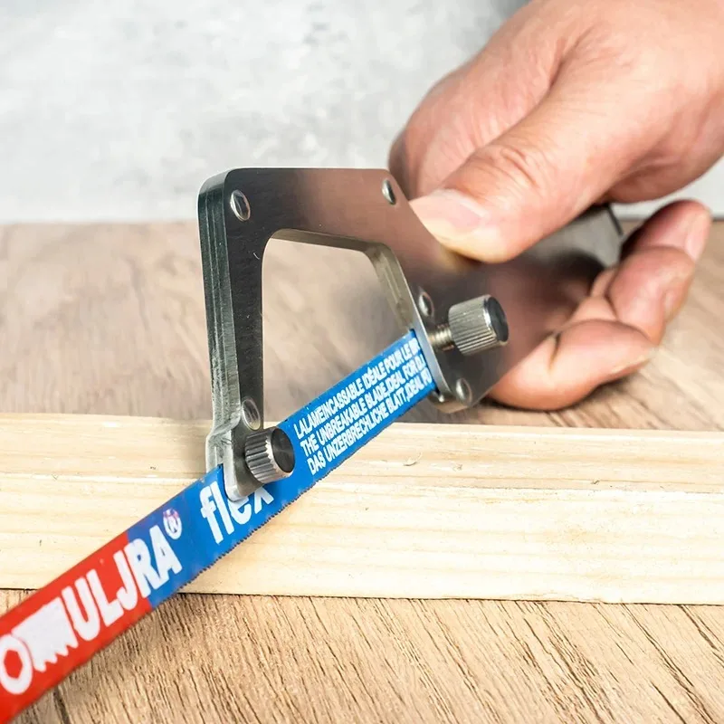 Металлическая ручная пила — рама ножовки из нержавеющей стали, многофункциональная утолщенная портативная пила, деревообрабатывающая пила и бытовая пила