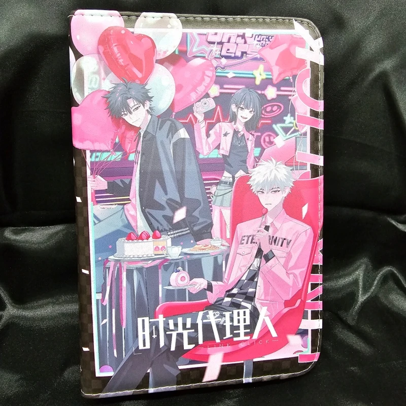 Authentic Card.Fun Link Click Future Time 4Pocket Pu Leather Card Album Collection Card Zipper Game Cards Binder Fans Gifts view 2