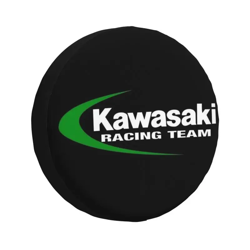 Kawasakis Racing Spare Tire Cover for Mitsubishi Jeep RV SUV Camper Motorcycle Car Wheel Protector Covers 14