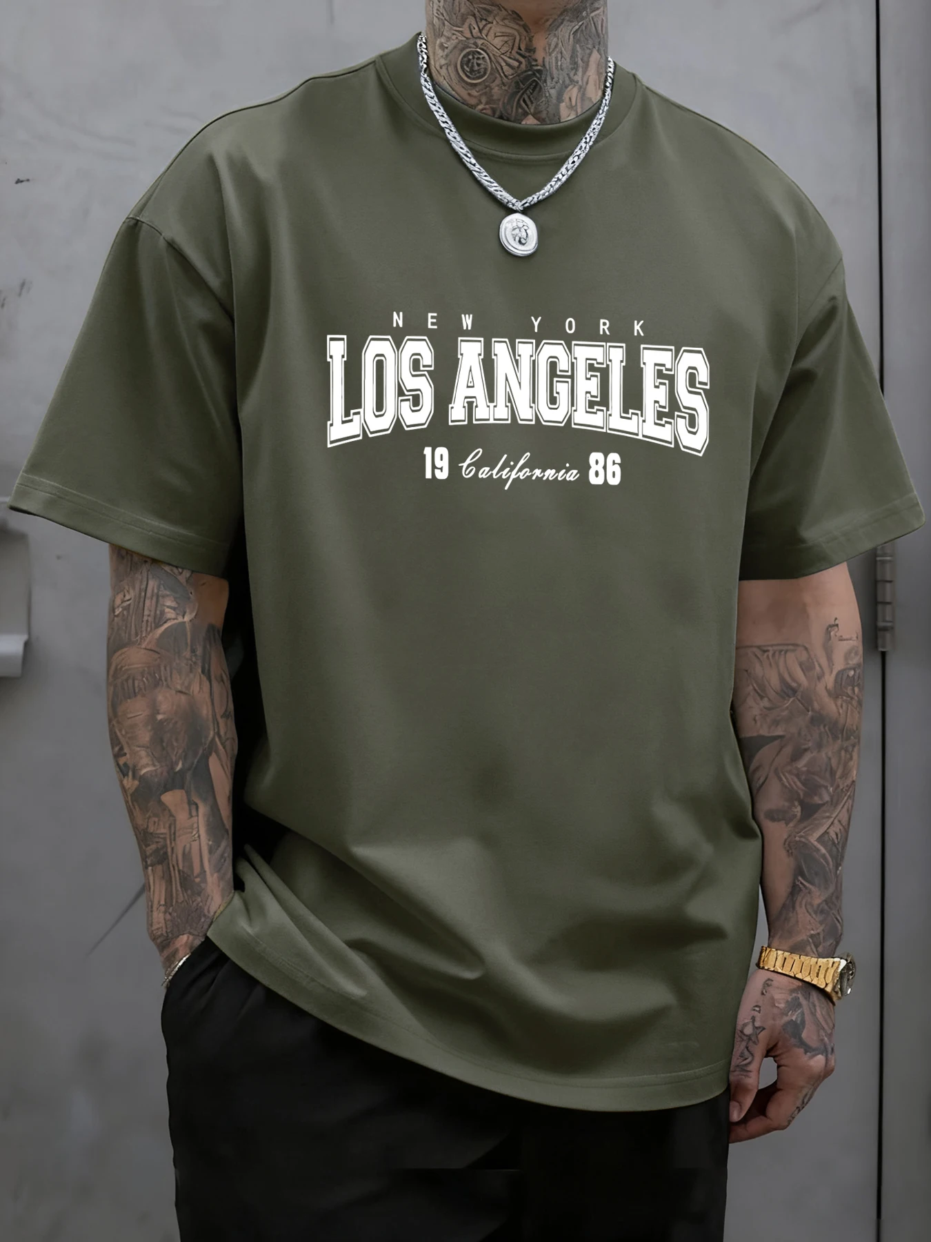لوس أنجلوس نيويورك كاليفورنيا الطباعة رجل تي شيرت القطن الهيب هوب تي شيرت لينة المتضخم الملابس كل مباراة الصيف بلايز