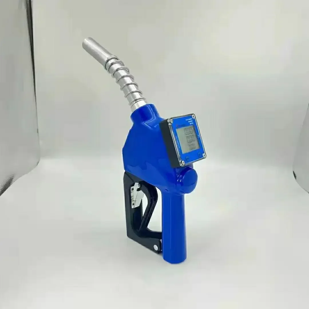 Durable Durable Electronic Metering Household Fuel Gun Diesel Digital Display 1 Inch Oil Meter Automatic Jump Gun