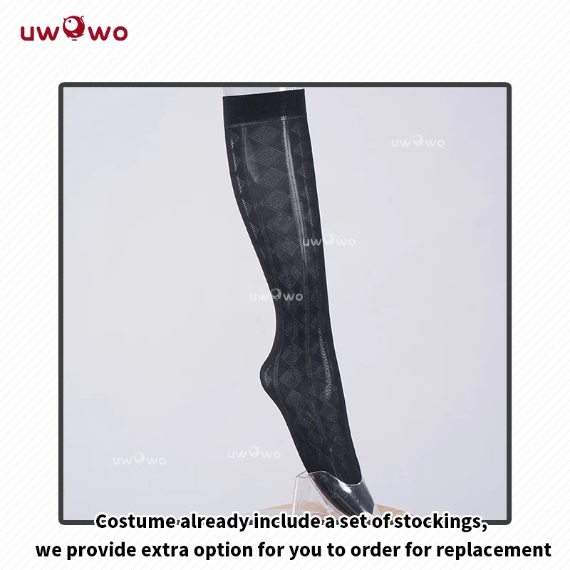 재고 있음 UWOWO 치사 코스프레 게임 Wuthering Waves 치사 코스프레 의상 S-3XL 할로윈 의상
