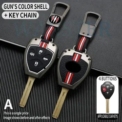 2 3 4 Bottons Zinc Alloy Metal Car Key Case Cover Shell for Toyota Corolla Camry Reiz RAV4 Crown Yaris Avalon Venza Matrix Blank