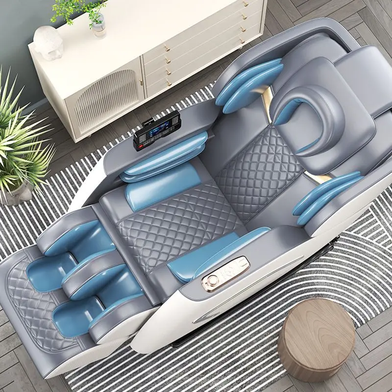 New 8D Shiatsu Massage Chair Gravity Full Body Spa with Leather Arm Application Leather and PU Leather Material - Image 5