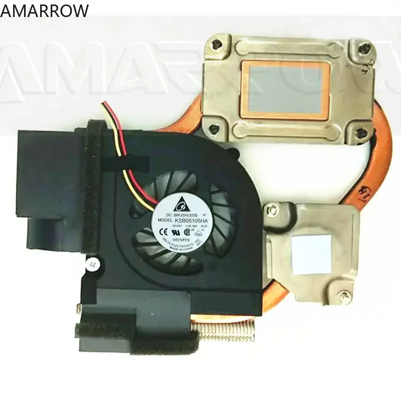 Original Laptop Cooling Heatsink with Fan for HP G32 CQ32 DM4 DM4-1000 DV3 DV3-4000  601336-001