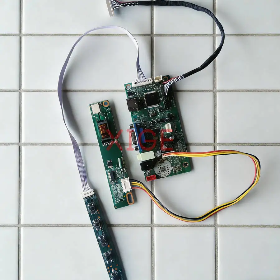 

Для LP150X04 LP150X2 LP150X1 HSD150PX11 плата контроллера привода ЖК-экрана DIY Kit 1024*768 1-CCFL 20 контактов LVDS VGA + HDMI 1024x768