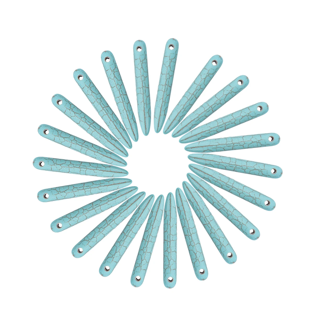 

100 Pcs Turquoise Steel Needle Creative DIY Bead Accessories Clothing Jewelry Making