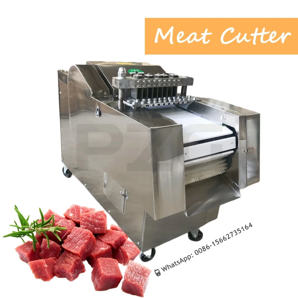 

Fast Frozen Meat Cube Cutting Machine Frozen Chicken Duck Meat Beef Dicer Cutter Whole Chicken With Bone Dicing Machine