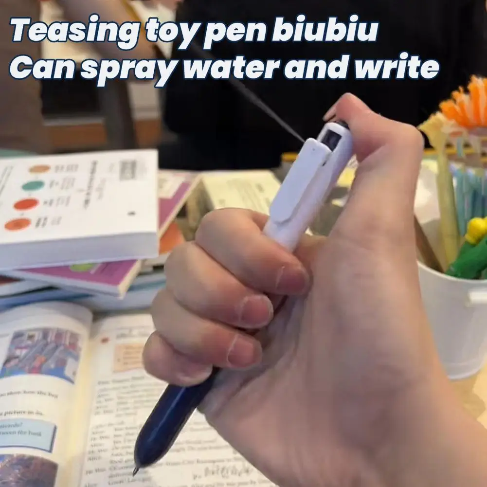 

Ручка 2-в-1, распылитель воды, выдвижная ручка с функцией распыления воды, записываемая ручка для детей, школьные принадлежности