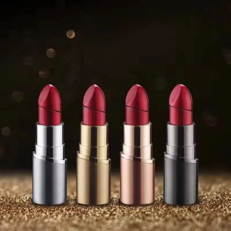 Lipstick Shape Lovely Cigarette Lighter Butane Open Flame Gas Free Fire Flint Lighter Lady's Smoking Christmas Gift