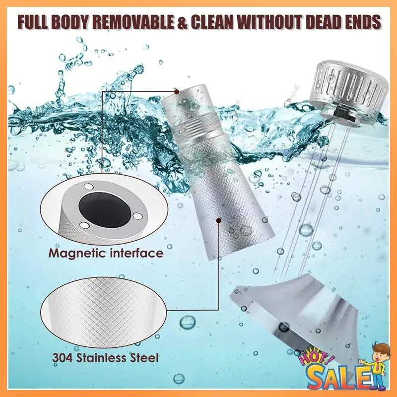 AB68 53,3 mm espresso-sabotage, 2-in-1 premium barista-koffiesabotage en WDT-tool, roestvrijstalen basis-sabotage zilver duurzaam gemakkelijk in