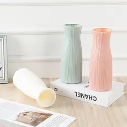 Plastic Vase Imitation Ceramic Flowers Pots Wedding Home Outdoor Garden Table DIY Gift Bonsai Festival Party Courtyard Decor