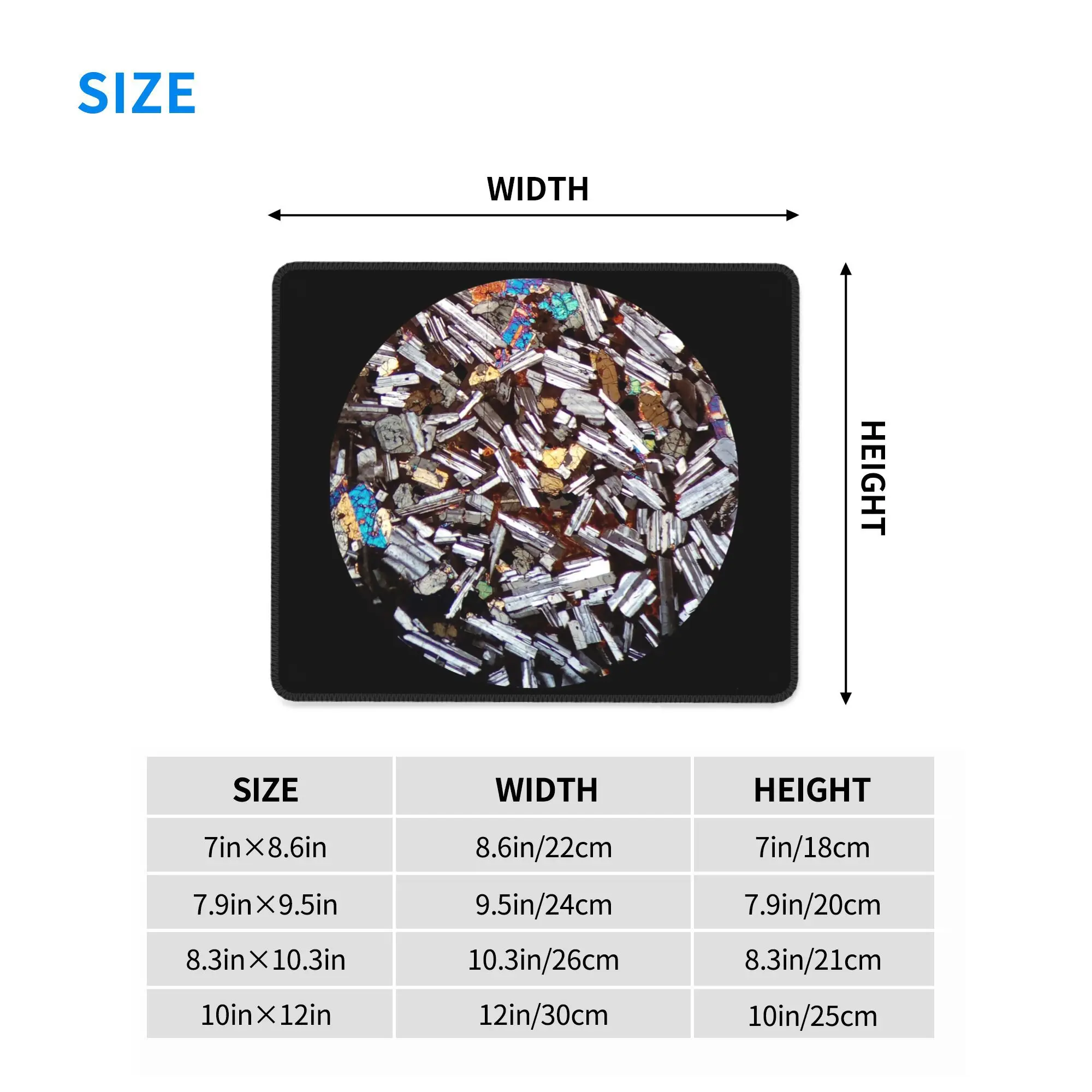 Alfombrilla de ratón de sección delgada geológica, alfombrilla para teclado de ordenador, alfombrilla para ratón, Gamer, PC, portátil, escritorio, accesorios de oficina, alfombrillas para mesa