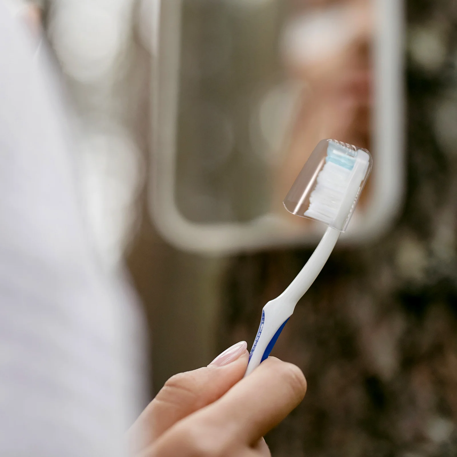 24 قطعة أغطية رأس فرشاة الأسنان السفر المحمولة الغبار واقية قبعات فرشاة الأسنان مناسبة لمعظم فرشاة الأسنان الكهربائية #1