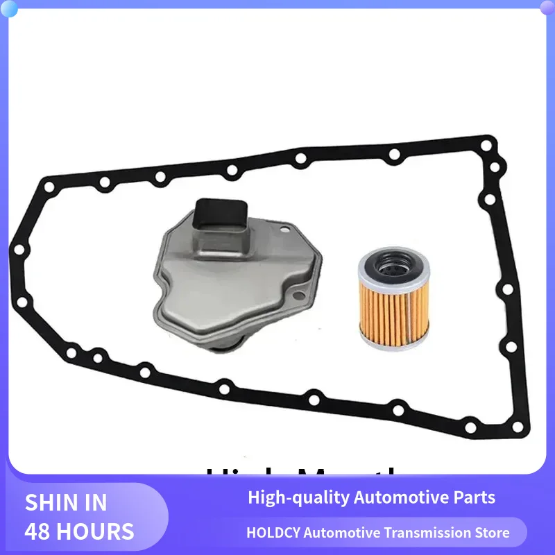 3PCS RE0F10A/JF011E Transmission Oil Filter KIT (Grid+Gasket+Filter Element) – For Nissan, Dodge, Jeep, Mitsubishi (2007-2019)