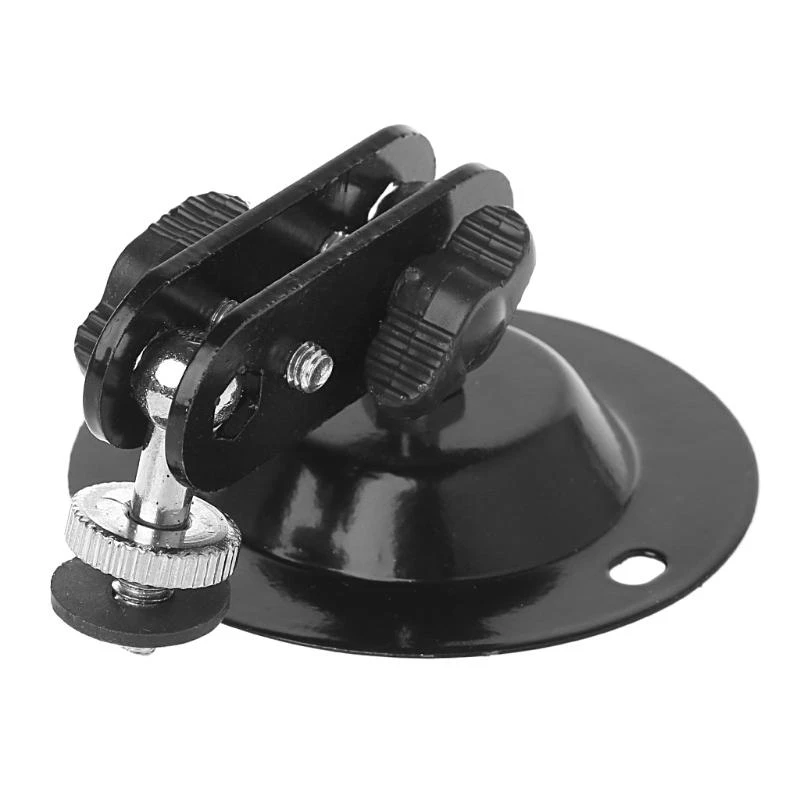 62KA Security Camera New Wall Mount Bracket Installation Metal Holder Secure Rotary CCTV Camera Stand Mount