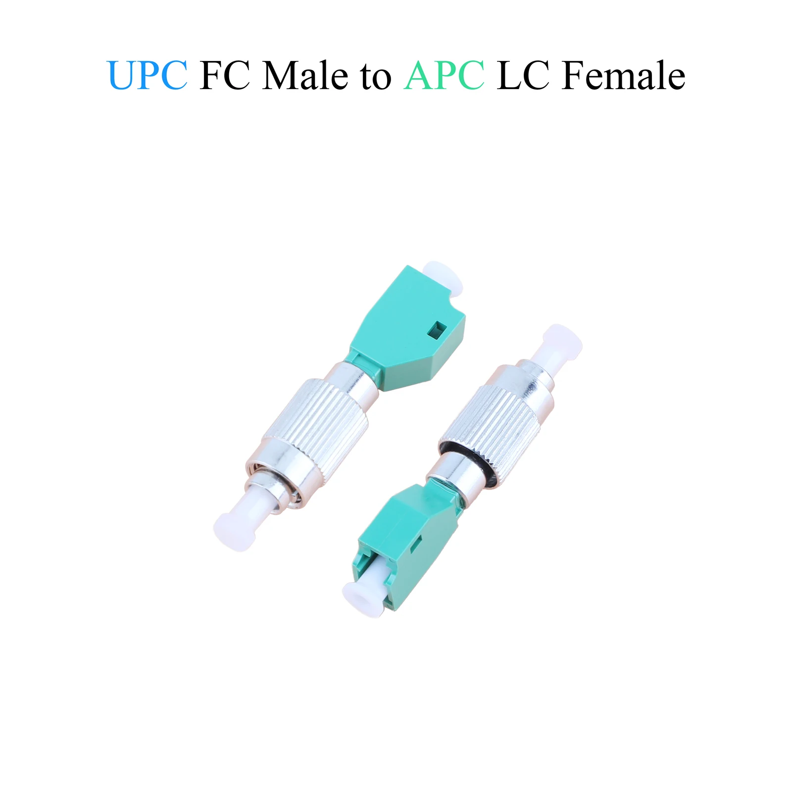 2 Stuks Glasvezel Fc Apc/Upc Mannelijk Naar Lc Upc/Apc/Om3/Om4 Vrouwelijke Adapter Single-Mode Multimode Converter Connector