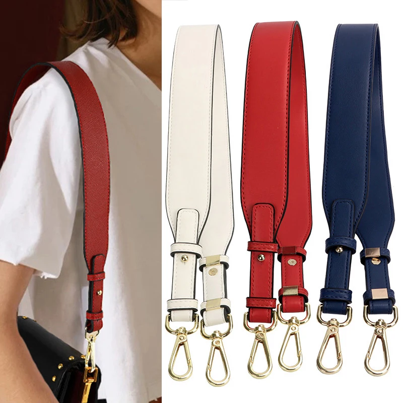 Chic Fashion PU Leather Handle Bag Strap Single Shoulder Bag Strap Belts For Bag Adjustable Replacement Bag Accessories For Bags