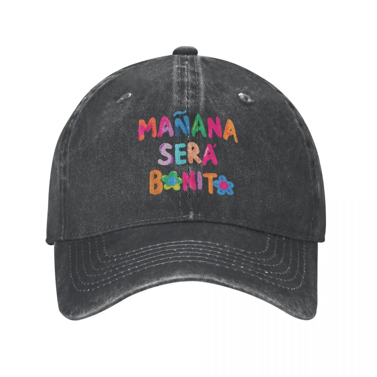 

Retro Manana Sera Bonito Baseball Caps Men Women Distressed Denim Headwear Singer Karol G Outdoor Workouts Gift Hats Cap