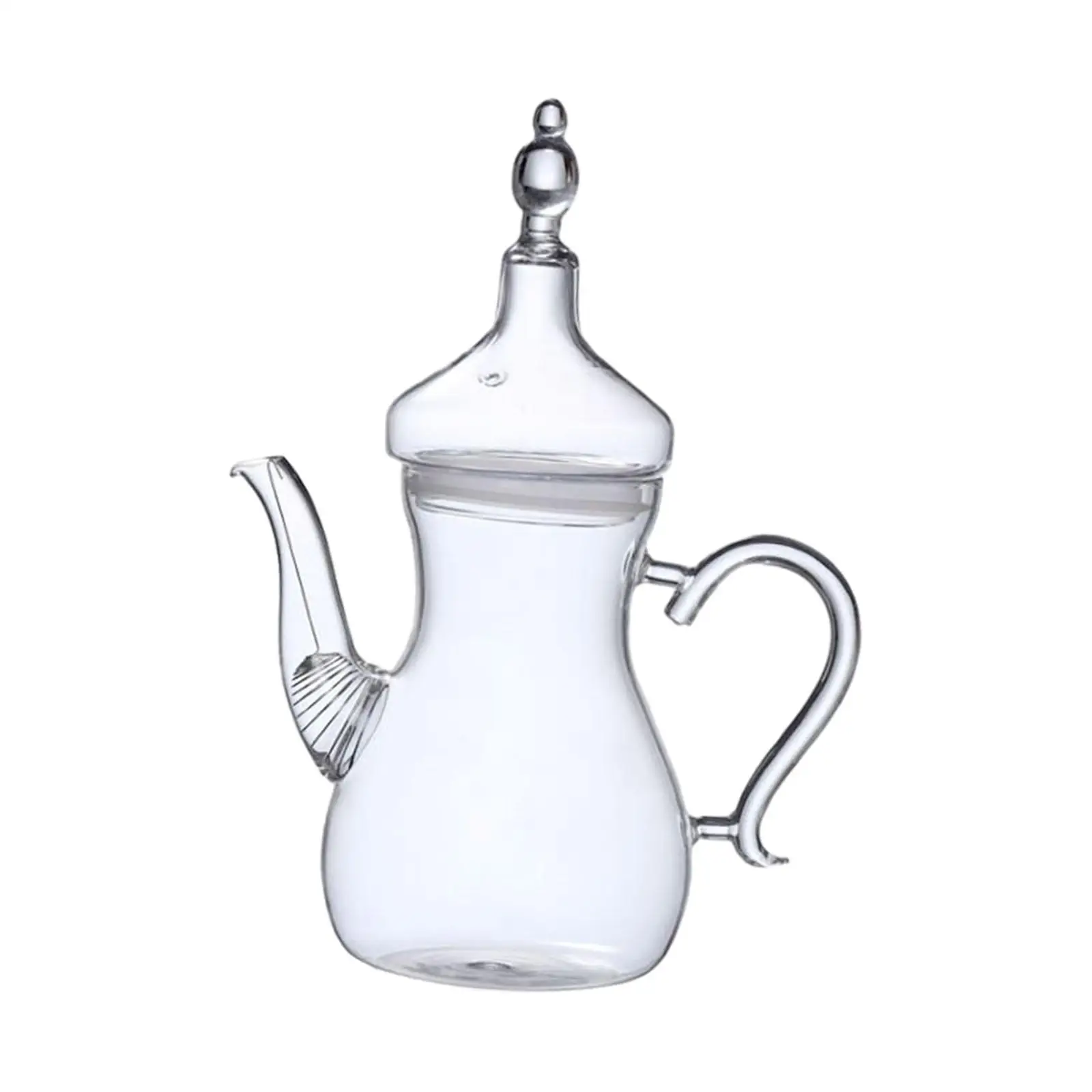 

Glass Tea Pot Transparent Blooming Tea Blooming Loose Leaf Teapot High Borosilicate Handmade 1000ml Teaware Serving Teapot