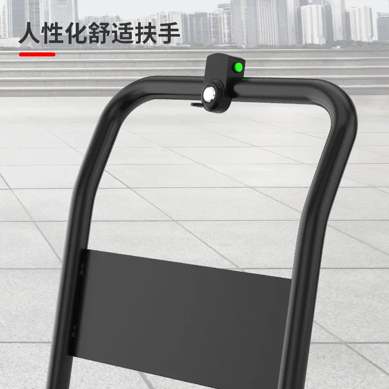 Tll Xuyi Elektrische Vierwielige Platform Trolley Trolley Opslag Lift Bewegende Aanhangwagen Vouwen