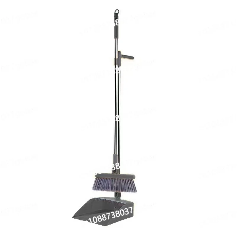 

Broom dustpan set Household rotating folding broom