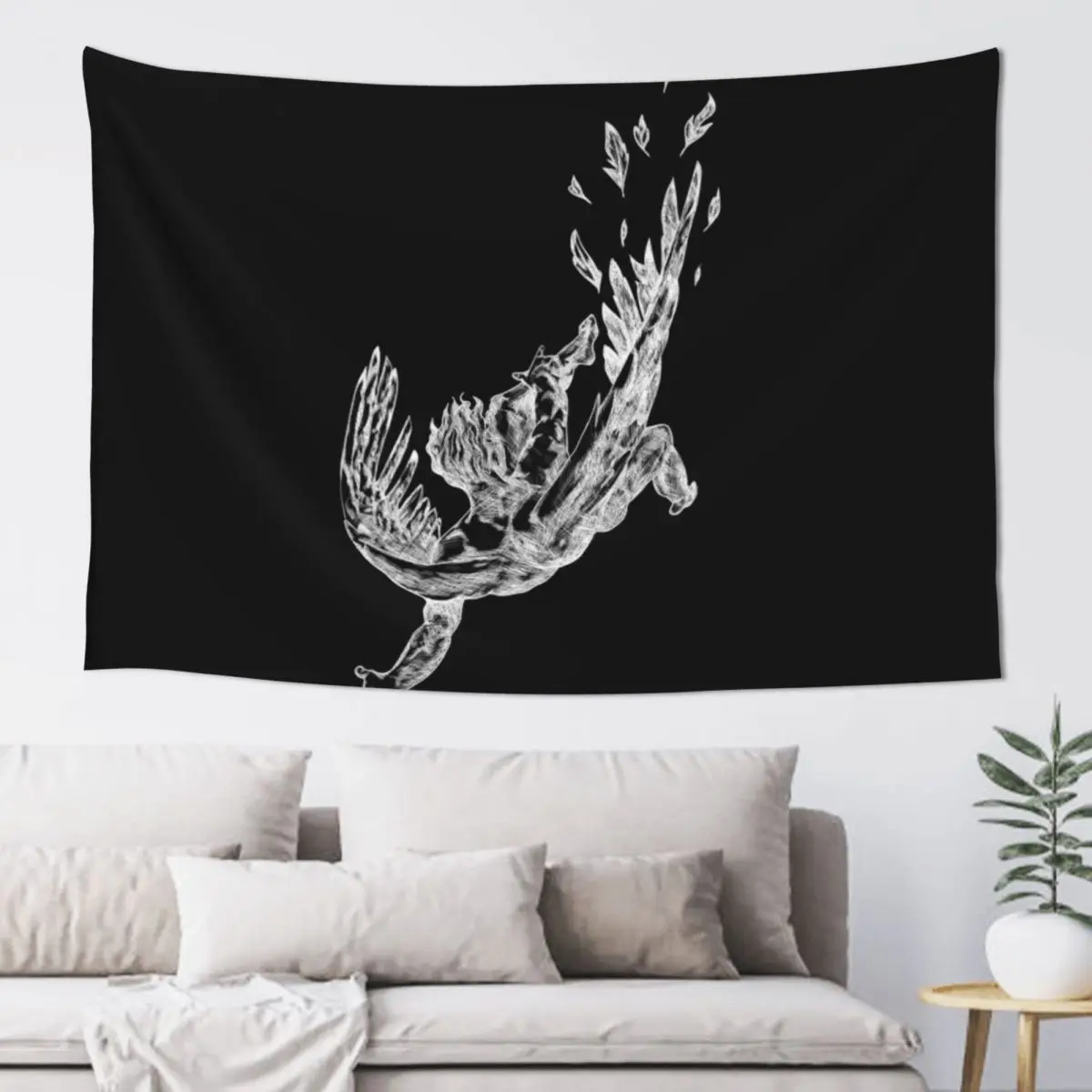 

Icarus Tapestry Outdoor Decor Bedroom Deco Bed Room Decoration Room Decoration Accessories Tapestry